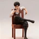 Фигурка Леви Аккерман сидит на стуле, (Levi) с аниме «Атака Титанов» (Attack on Titan), 19 см - изображение 1