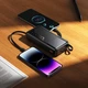 УМБ Зовнішній акумулятор Павербанк HOCO J156A 20000 mAh 22.5W USB/Type-C із швидкою зарядкою PD20W+QC3.0 та вбудованими кабелями USB/Micro/Type-C/Lightning Black - зображення 2