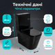 Унитаз Insana 67х36х80см моноблок безободковый для дома гостиницы офиса монолитный компакт дюропласт микролифт - изображение 3