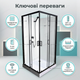 Гидромассажный бокс Insana Floris 90x90x207см для дома дачи гостиницы гидробокс низкий поддон стекло 5мм - изображение 2