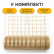 Сітка композитна Майстер 1х25м армосітка комірка 100х100мм для стяжки фундаменту glasspro діаметр 2мм рулон - зображення 9