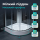 Гидромассажный бокс Vivia Glory 90×90×215см угловой гидробокс для ванны отеля дачи 3 форсунки закаленное стекло - изображение 6