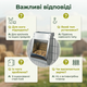 Бункерная кормушка с крышкой 1.5л для кроликов и грызунов оцинкованная наружная нержавеющая сталь антивыгребная - изображение 4