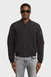 Чоловічий чорний бомбер Varsity leather jkt G-Star S D26928,C408 - изображение 1