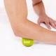 Масажний силіконовий м'яч PowerPlay PP-4354 Silicone Lacrosse Ball (6.3см.) Зелений 5180717 - зображення 3