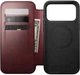 Etui z klapką Nomad Modern Leather Folio na iPhone 17 Pro Max Burgundia (856504011826) - obraz 3