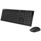 Комплект (клавиатура, мышь) Rapoo 8210M Wireless Black - изображение 1