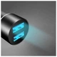 Автомобильное зарядное устройство SkyDolphin SZ02 Aluminium (2USB, 2.4A) Black (AZP-000074) - изображение 4