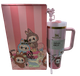Термос термочашка Stanley Quencher H2.0 Tumbler з нержавіючої сталі 1,18 л Labubu Pink KT8005201 - зображення 1