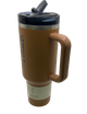 Термос термочашка Stanley Quencher ProTour Flip Straw Tumbler з нержавіючої сталі Caramel Brown 1,18 л KT7001976 - зображення 2