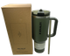 Термос термочашка Stanley Quencher ProTour Flip Straw Tumbler з нержавіючої сталі Олива 1,18 л KT7001974 - зображення 1