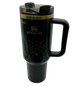 Термос термокружка Stanley Quencher H2.0 Tumbler из нержавеющей стали 1,18 л Navy Blue Gold KT7001973 - изображение 3