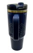 Термос термокружка Stanley Quencher H2.0 Tumbler из нержавеющей стали Royal Blue Gold 1,18 л KT7001972 - изображение 5