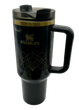 Термос термокружка Stanley Quencher H2.0 Tumbler из нержавеющей стали 1,18 л Navy Blue Gold KT7001973 - изображение 5