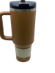Термос термочашка Stanley Quencher ProTour Flip Straw Tumbler з нержавіючої сталі Caramel Brown 1,18 л KT7001976 - зображення 8