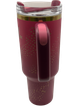 Термос термочашка Stanley Quencher H2.0 Tumbler з нержавіючої сталі 1,18 л Barbie Pink Gold KT7001981 - зображення 6