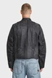 Чоловіча темно-сіра шкіряна куртка Leather Blouson G-Star RAW M D26931,E082 - зображення 3