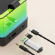 Портативная Bluetooth колонка K18 с LED подсветкой + 2 микрофона, для вечеринок и караоке, на аккумуляторе 2000 мАч, до 8 часов работы, черная - изображение 6