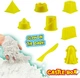 Кинетический песок CRAZE Magic Sand «Замок в коробке», 700 г, светится в темноте, набор для лепки - изображение 2