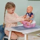 Игрушечный туалет для кукол BABY born - со звуком и аксессуарами, розовый, для кукол 36–43 см - изображение 4