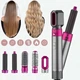 Стайлер Hot Air Styler 5в1 для укладання волосся, 1000 Вт, 5 насадок, з кейсом, для різних типів волосся з функціями надання об'єму, випрямлення, завивки, сірий - зображення 9
