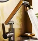 Складной кран-смеситель поворотный 360° Water Tap Faucet, с аэратором для кухни и ванной, смеситель-трансформер с двумя режимами подачи воды, графитовый - изображение 4