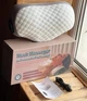Подушка массажная с подогревом pillow AND-5561, вибрационный массаж для расслабления шеи, зарядка от USB, белая - изображение 4