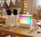 Портативная Bluetooth колонка K18 с LED подсветкой + 2 микрофона, для вечеринок и караоке, на аккумуляторе 2000 мАч, до 8 часов работы, белая - изображение 10