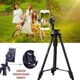 Штатив трипод з пультом ДУ Yufeng Tripod YF-3388, професійний для камери та телефону, триноги з регульованою висотою та кріпленням, чорна - зображення 9