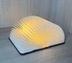 Настольная лампа светильник в виде книги Foldable Book Lamp, ночник книга аккумуляторная с переключением цветов, LED лампа на магните, коричневая - изображение 9