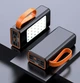 Повербанк на 100000 mAh Hoco JA88A, з LED-ліхтариком та швидкою зарядкою 22.5W, багатопортова зарядна банка з Micro-USB / Apple Lightning / Type-C, чорний - зображення 7