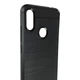 Чохол для телефона Xiaomi Redmi Note 7 карбоновий протиударний з високими бортами чорний - зображення 3