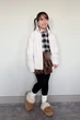 Дитяча флісова куртка UNIQLO кофта 1159860481 (Молочний 135-145) на зріст 135-145 см - зображення 3