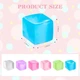 Набір антистрес іграшок Mochi Squishy Ice Cube (10 шт.) – сенсорні м’які кубики для стискання, прозорі squishies для дітей і дорослих - зображення 6