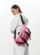 Большая женская тканевая поясная сумка бананка SAMBAG Розовый (5456038721) - изображение 5