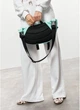 Большая женская тканевая поясная сумка бананка SAMBAG Мятная (5457038721) - изображение 6