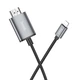 Перехідник HOCO UA27 HD on-screen cable iP to HDTV Metal Gray (6942007619011) - изображение 3