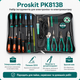 Набор инструментов Pro'sKit PK-813B 22 предметов для электромонтажных работ Черный - изображение 2