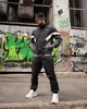 Спортивний костюм RETRO Puma чорний чоловічий плащівка краш зі сітчастою підкладкою XXXL - зображення 1