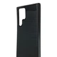 Чохол для телефона Samsung Galaxy S22 Ultra (SM-S908B) карбоновий протиударний з високими бортами чорний - зображення 4