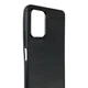 Чехол для телефона Motorola G06 карбоновый противоударный с высокими бортами черный - изображение 3