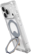 Панель Urban Armor Gear Plasma XTE MagSafe для Apple iPhone 17 Pro Clear/Titanium (840283922503) - зображення 2
