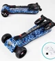 Самокат "Best Scooter" MAXI" 46189 с парогенератором, музыка, дым, турбины, колеса PU 120х40мм, складной алюминиевый руль. - изображение 1
