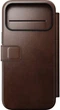 Etui z klapką Nomad Modern Leather Folio Horween Magsafe do iPhone 17 Pro Max Brązowe (856504014100) - obraz 1