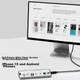 Повнофункціональний кабель передачі даних BELKIN Thunderbolt Expansion Screen Mirroring USB4, 0,8 метра, сумісний з Thunderbolt 3, передає 8K при 60 Гц, кабель Type-C, швидка зарядка 100 Вт, 40 Гбіт/с - зображення 7