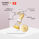 Электрический молокоотсос Medela, модернизированная накладка Shuyue Multi-Select, аксессуары для сбора грудного молока, 21 мм*2 - изображение 3