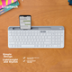 Клавиатура беспроводная Logitech K580 Bluetooth/Wireless White - изображение 2