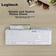 Клавиатура беспроводная Logitech K580 Bluetooth/Wireless White - изображение 3