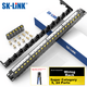 Патч-панель SK-LINK SK-P510M-24Z 24 порта Cat 5e UTP 19" 1U Black - изображение 1