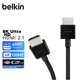 Удлинительный кабель BELKIN HDMI 2.1, кабель для подключения монитора 48 Гбит/с, кабель для передачи видео высокой четкости 4K Dynamic HDR, цифровой кабель EARC 8K, плетеный, 1 метр AV10176 - изображение 1